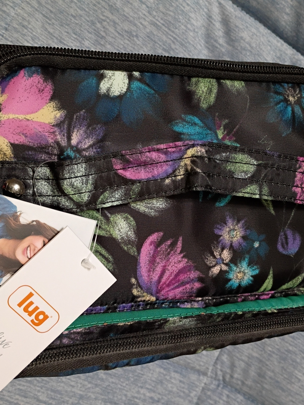 Lug Trolley Bloom Black Women’s Travel Cosmetic Bag in Black - Picture 7 of 13
